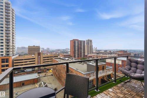 #908 10238 103 St Nw, Edmonton, AB - Outdoor With Balcony