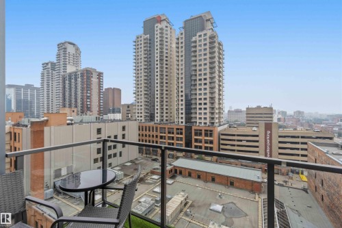 #908 10238 103 St Nw, Edmonton, AB - Outdoor With Balcony