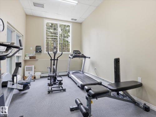 #417 612 111 St Sw, Edmonton, AB - Indoor Photo Showing Gym Room