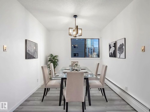 #104 10148 118 St Nw, Edmonton, AB - Indoor Photo Showing Dining Room