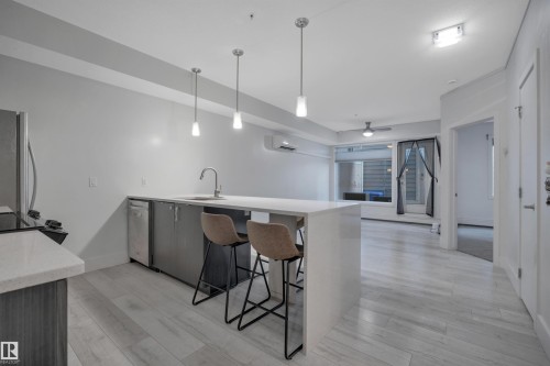 #105 10030 83 Av Nw, Edmonton, AB - Indoor Photo Showing Kitchen