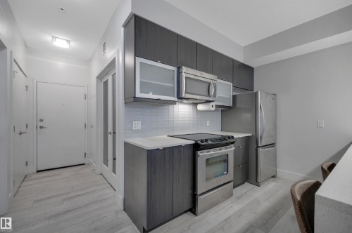 #105 10030 83 Av Nw, Edmonton, AB - Indoor Photo Showing Kitchen