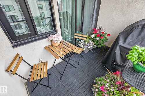 #1102 10319 111 St Nw, Edmonton, AB - Outdoor With Deck Patio Veranda With Exterior