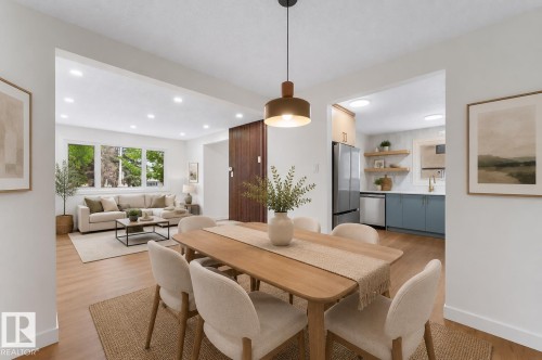 4 Belmead Gardens Nw, Edmonton, AB - Indoor Photo Showing Dining Room