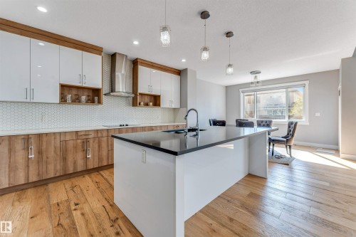 704 172 St Sw, Edmonton, AB - Indoor Photo Showing Kitchen With Upgraded Kitchen