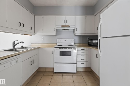 #304 24 Alpine Pl, St. Albert, AB - Indoor Photo Showing Kitchen With Double Sink