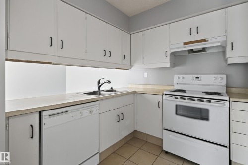 #304 24 Alpine Pl, St. Albert, AB - Indoor Photo Showing Kitchen With Double Sink