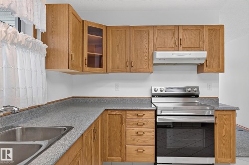 5814 181 Street Nw, Edmonton, AB - Indoor Photo Showing Kitchen With Double Sink