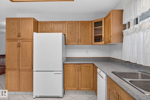 5814 181 Street Nw, Edmonton, AB - Indoor Photo Showing Kitchen With Double Sink