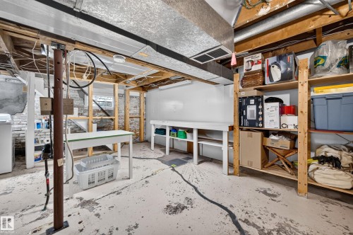 9662 85 Avenue Nw, Edmonton, AB - Indoor Photo Showing Basement