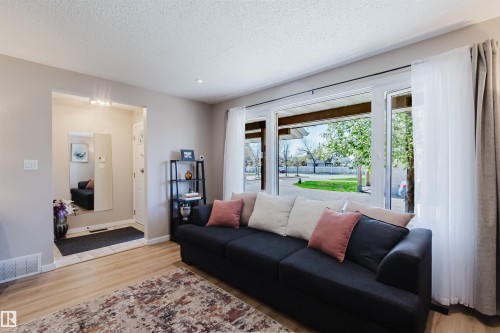10946 Beaumaris Road Nw, Edmonton, AB - Indoor Photo Showing Living Room