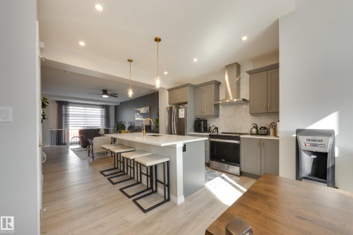 9943 227 Street Nw, Edmonton, AB - Indoor Photo Showing Kitchen With Upgraded Kitchen