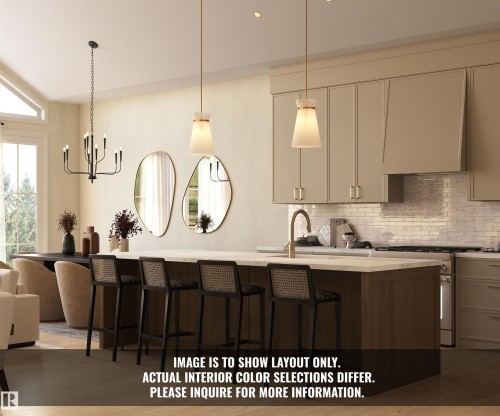 33 Brookside Drive, Sherwood Park, AB - Indoor Photo Showing Kitchen With Upgraded Kitchen