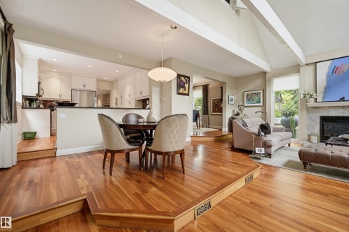 10308 134 Street Nw, Edmonton, AB - Indoor With Fireplace