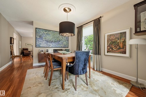 10308 134 Street Nw, Edmonton, AB - Indoor Photo Showing Dining Room