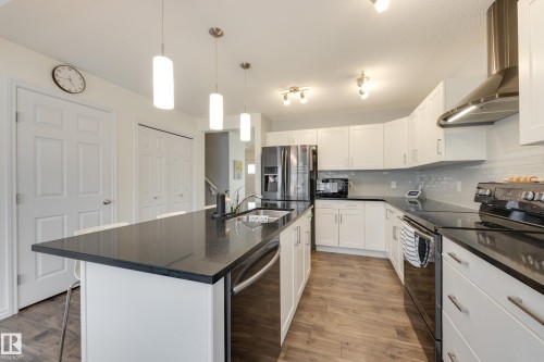 22123 88 Avenue Nw, Edmonton, AB - Indoor Photo Showing Kitchen With Upgraded Kitchen