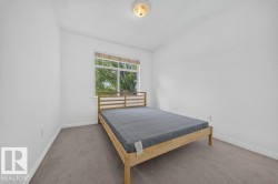 Light-colored wall-to-wall carpeting, white painted walls, and a multi-pane window - 