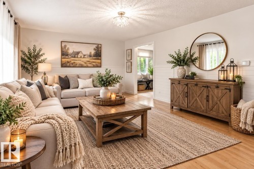 2 Mill Drive, St. Albert, AB - Indoor Photo Showing Living Room