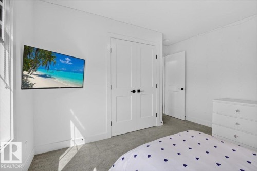 Light grey carpet flooring - 94 Harvest Crescent, Ardrossan, AB - Indoor Photo Showing Bedroom