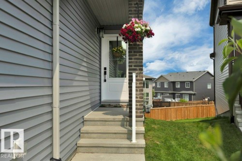With view of side yard - 5329 Lark Landing Nw, Edmonton, AB - Outdoor With Deck Patio Veranda
