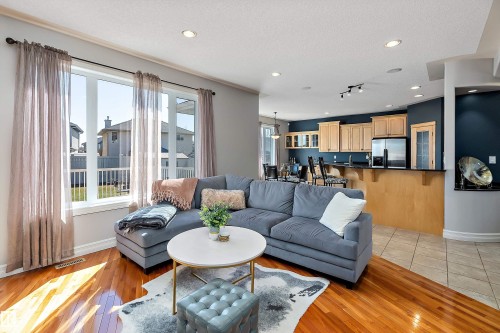 17807 111 Street Nw, Edmonton, AB - Indoor Photo Showing Living Room