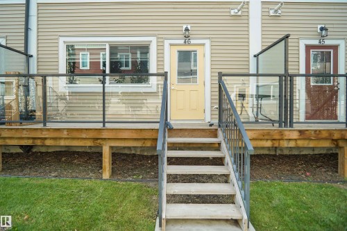 #46 2803 14 Av Nw, Edmonton, AB - Outdoor With Deck Patio Veranda