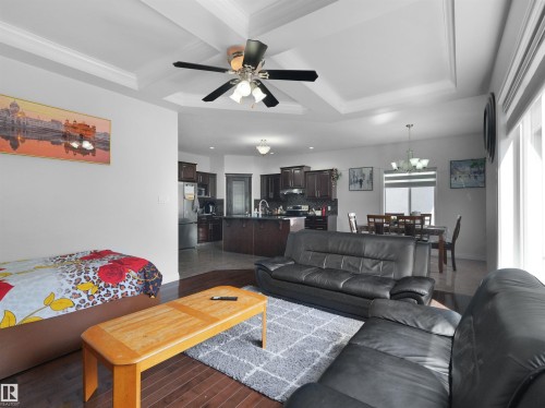 16903 54 Street Nw, Edmonton, AB - Indoor Photo Showing Living Room