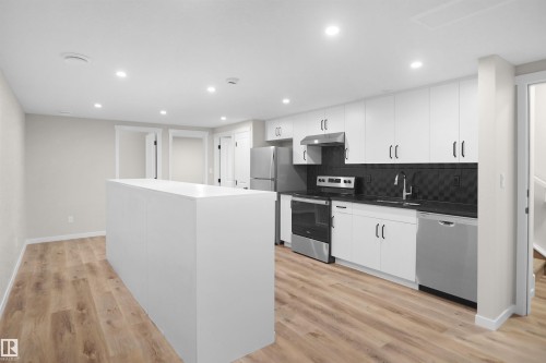 7100 51 Avenue, Beaumont, AB - Indoor Photo Showing Kitchen