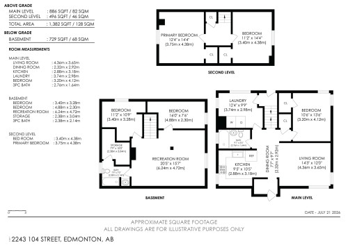 Floor plan - 12243 104 Street Nw, Edmonton, AB - Other