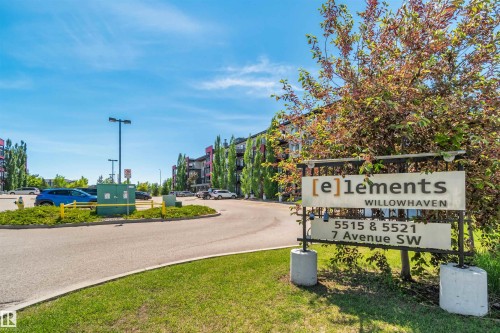 Building signage for Elements Willohaven - #318 5521 7 Av Sw Sw, Edmonton, AB - Outdoor With View