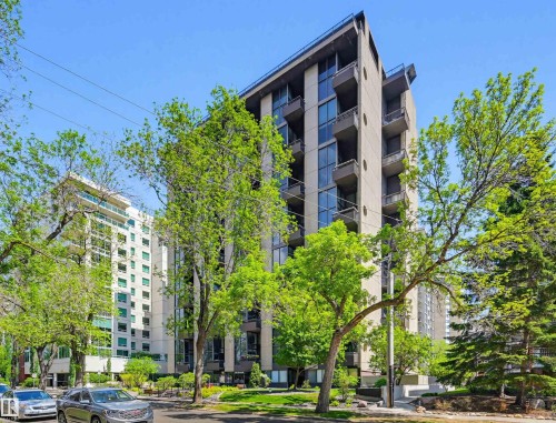 #806 10045 118 St Nw, Edmonton, AB - Outdoor With Balcony With Facade