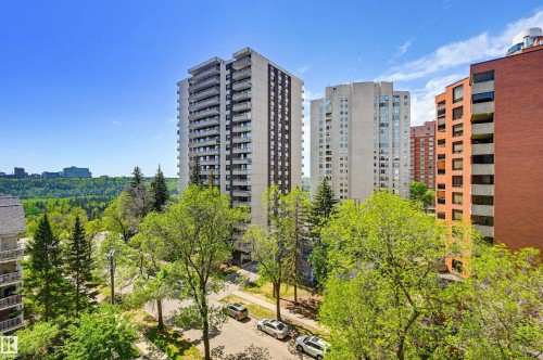 #806 10045 118 St Nw, Edmonton, AB - Outdoor With Balcony With Facade
