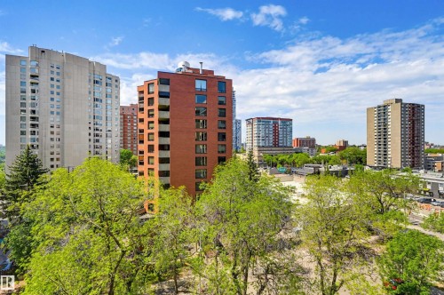 #806 10045 118 St Nw, Edmonton, AB - Outdoor With Balcony With Facade