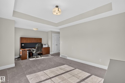 Tray ceiling with recessed lighting - 3685 Claxton Place Sw, Edmonton, AB 