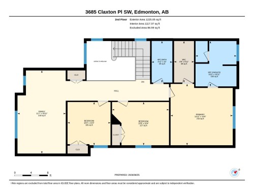 Floor plan - 3685 Claxton Place Sw, Edmonton, AB 