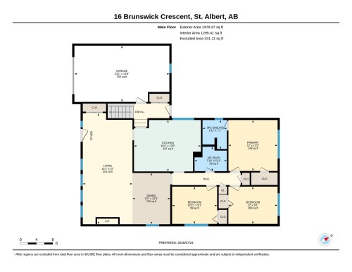 Floor plan - 16 Brunswick Crescent, St. Albert, AB - Other