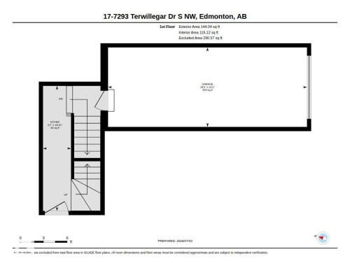 Floor plan - #17 7293 South Terwillegar Dr Nw, Edmonton, AB - Other