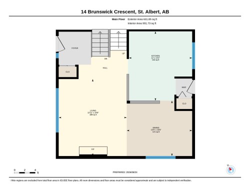 Floor plan - 14 Brunswick Crescent, St. Albert, AB 