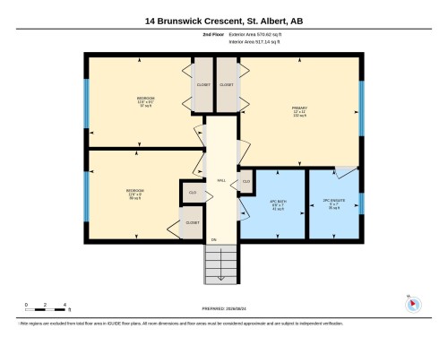 Floor plan - 14 Brunswick Crescent, St. Albert, AB 