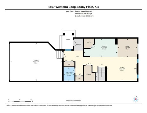 Floor plan - 1807 Westerra Loop, Stony Plain, AB 
