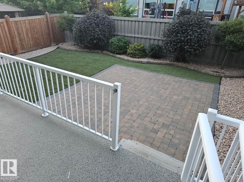 Low Maintenance Rear Deck, Paving Stone Patio - Edmonton, AB 