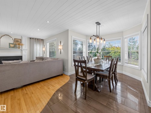 Shiplap ceiling with recessed lighting - 1223 Appleton Close, Sherwood Park, AB 