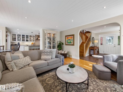 Shiplap ceiling with recessed lighting - 1223 Appleton Close, Sherwood Park, AB 