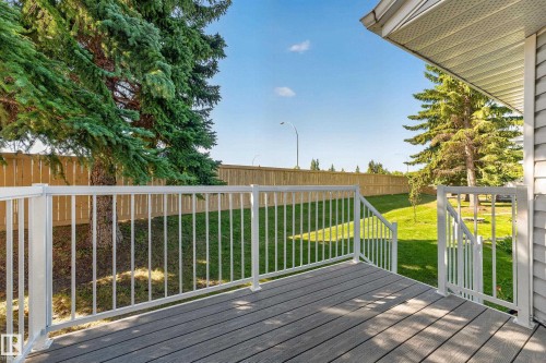 The deck is brand new. - 17206 Callingwood Road Nw, Edmonton, AB 