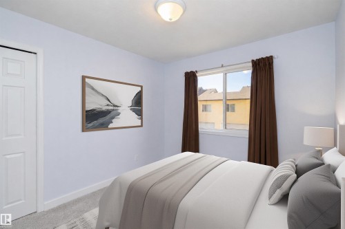 Recessed window with white trim - #37 3811 85 St Nw, Edmonton, AB 