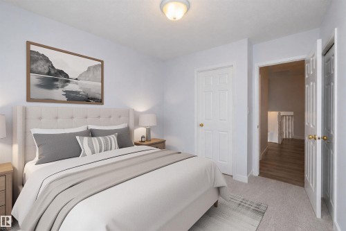 Plush carpeting and a neutral color palette - #37 3811 85 St Nw, Edmonton, AB 