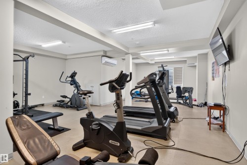 #212 2035 Grantham Ct Nw, Edmonton, AB - Indoor Photo Showing Gym Room