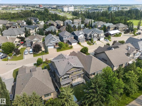 Well-maintained residential neighborhood featuring varied architectural styles and mature landscaping - #59 10550 Ellerslie Rd Sw, Edmonton, AB - Outdoor With View
