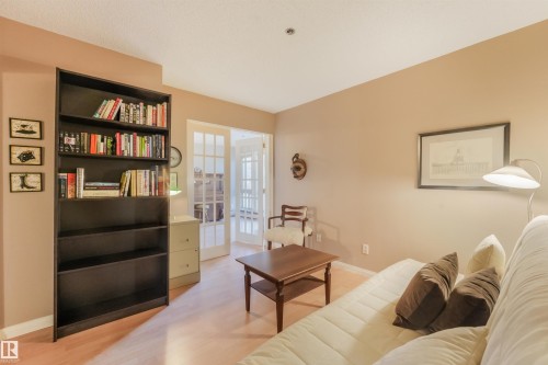 Wood-finish flooring throughout - #203 10171 119 St Nw, Edmonton, AB 