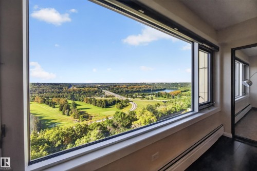 South Facing River Valley and Victoria Golf Course View from the Condo. - #803 10011 123 St Nw, Edmonton, AB 